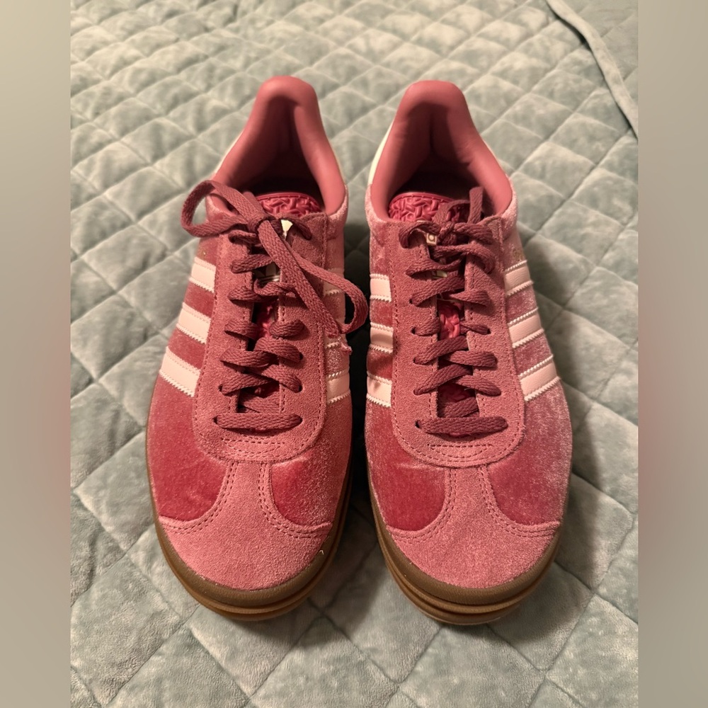 Adidas Gazelle Women's Rose Sneakers size 7.5 - Picture 2 of 6